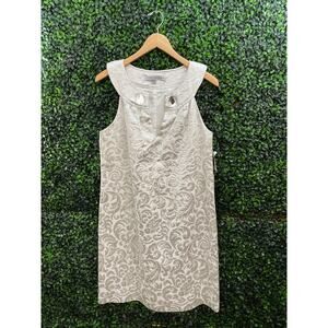 Steve Madden, Silver, White Dress, Women’s Size 8